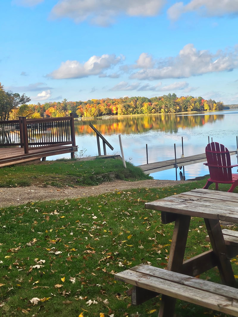 See beautiful colors at Tamarac Bay Resort.